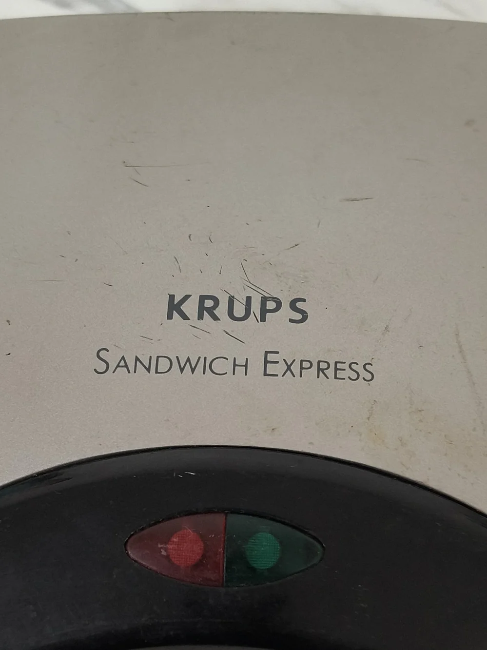 KRUPS Sandwich Express Stainless Steel & Black Sandwich Maker